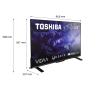 Telewizor Toshiba 43LV2E63DG  43" LED Full HD Smart TV DVB-T2