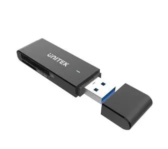 Czytnik kart Unitek SD I MicroSD USB-A 5 Gbps Czarny
