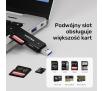 Czytnik kart Unitek SD I MicroSD USB-A 5 Gbps Czarny