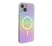 Etui Guess IML Iridescent MagSafe GUHMP15SHITSP do iPhone 15 Różowy