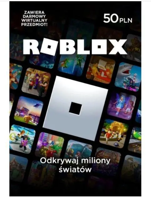 Doładowanie Roblox 50zł [bon agencyjny] Obecnie dostępne tylko w sklepach stacjonarnych RTV EURO AGD
