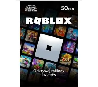 Doładowanie Roblox 50zł Obecnie dostępne tylko w sklepach stacjonarnych RTV EURO AGD