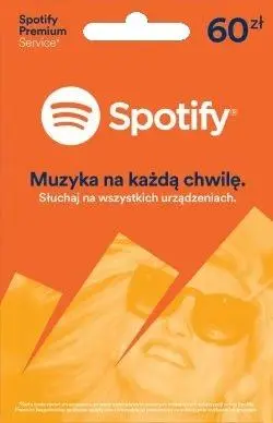 Abonament Spotify Premium 60zł 3m-ce Obecnie dostępne tylko w sklepach stacjonarnych RTV EURO AGD
