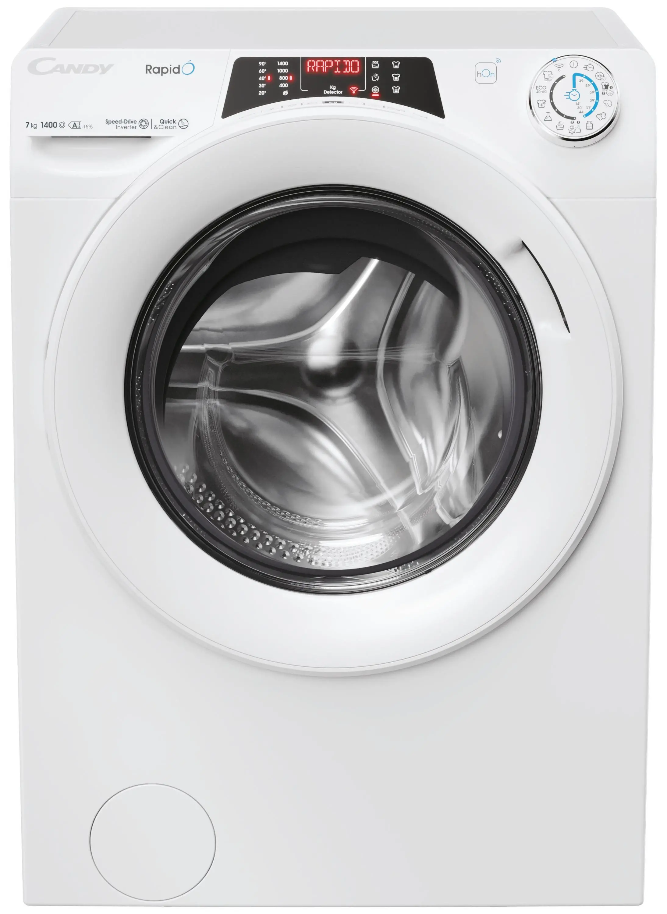 Pralka Candy RapidO RO4 476DWM7/1-S Slim 7kg 1400obr/min Zdalne sterowanie