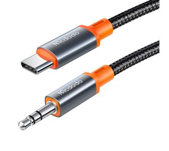 Kabel Mcdodo CA-0820 USB-C do mini jack 3,5mm AUX 1,2m Czarny