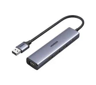 Hub USB UGREEN CM473-20805 Szary