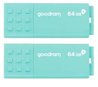 PenDrive GoodRam UME3 CARE Dwupak 2x64GB USB 3.2 Zielony