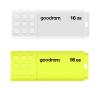 PenDrive GoodRam UME2 Mix Dwupak 2x16GB USB 2.0  Biało-żółty