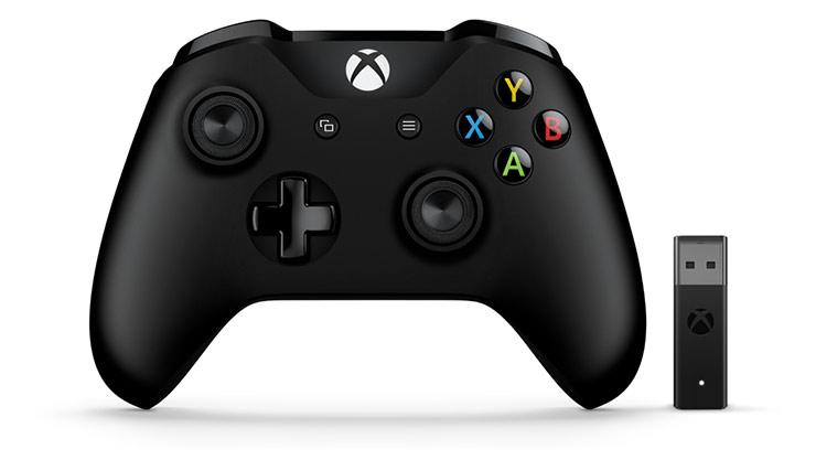 Pad Microsoft Xbox One Kontroler bezprzewodowy + adapter PC