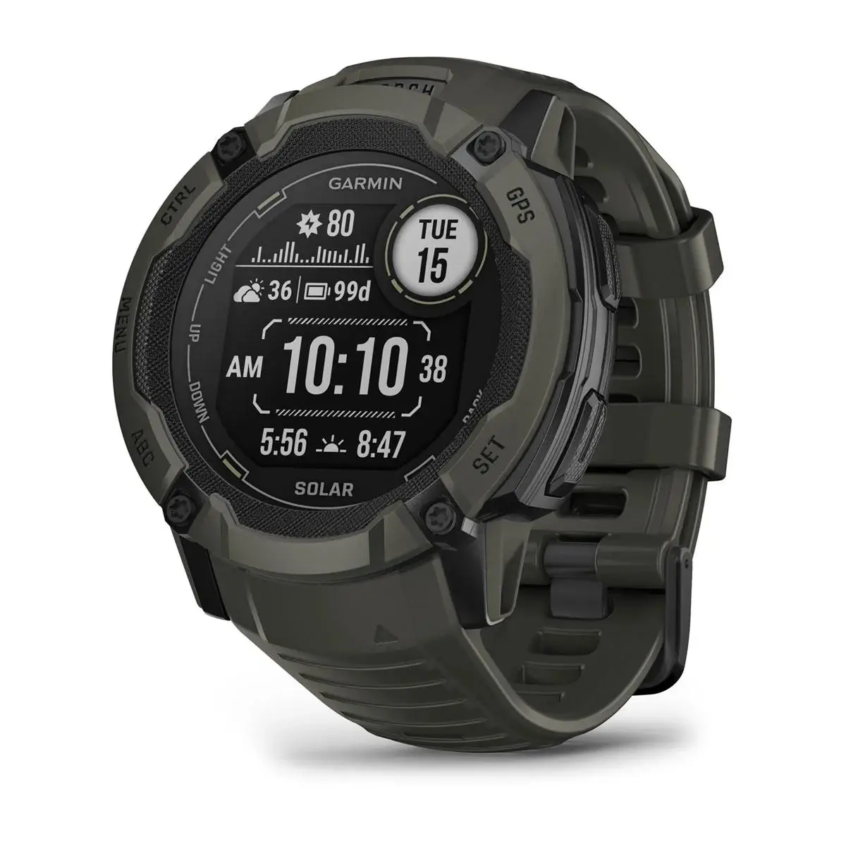Garmin Instinct 2X Solar 50mm GPS Zielony