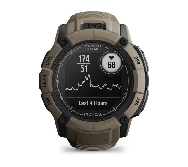Garmin Instinct 2X Solar Tactical 50mm GPS Brązowy - Kup na Raty - RRSO 0%