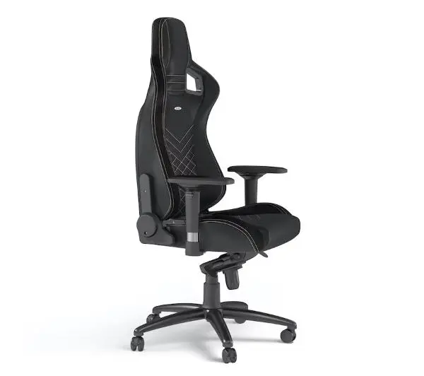 Noblechairs EPIC Black Gold Gamingowy do 120kg Skóra ECO Czarno-złoty - Kup na Raty - RRSO 0%