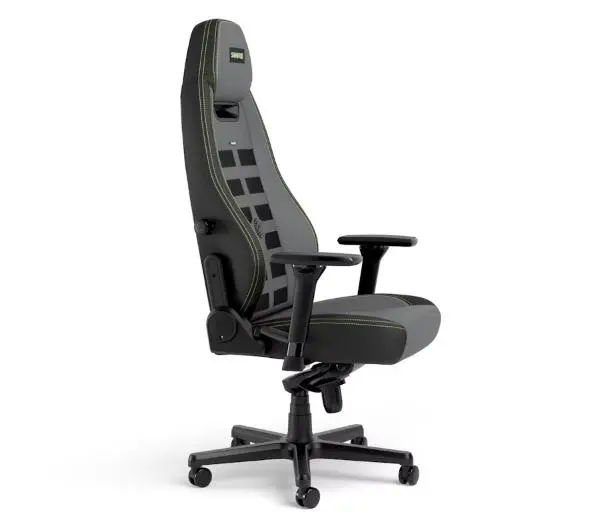 Noblechairs LEGEND Shure Edition Gamingowy do 150kg Skóra ECO High Tech Szaro-czarny - Kup na Raty - RRSO 0%