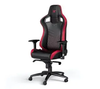 Noblechairs EPIC MouseSport Edition Gamingowy do 120kg  Skóra ECO Czarno-czerwony - Kup na Raty - RRSO 0%