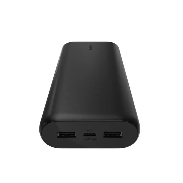 фото Зовнішній акумулятор (павербанк) Belkin 20000mAh 20W Black (BPB014BTBK)