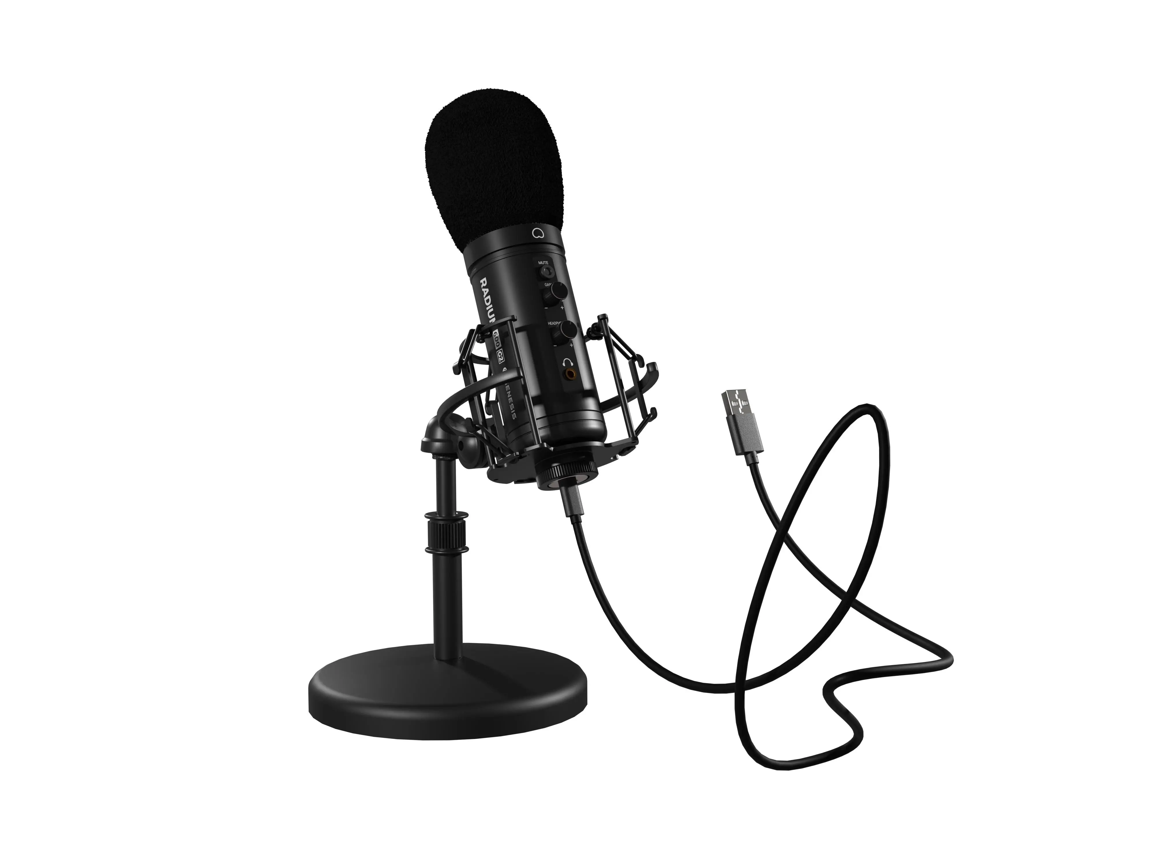 Mikrofon Genesis Radium 600 G2 Przewodowy Pojemnościowy Czarny