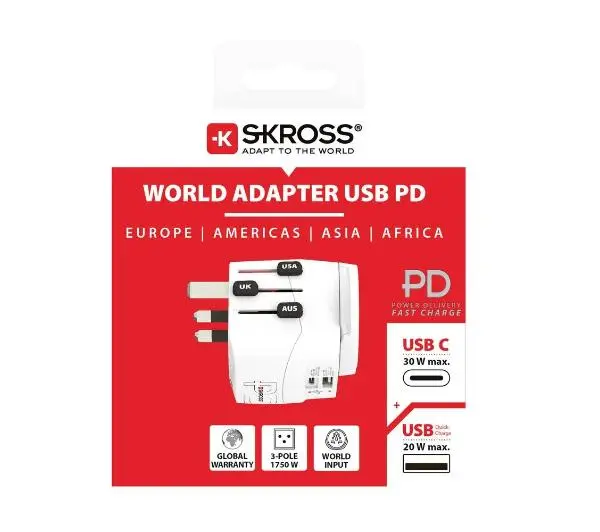 Skross PRO Light USB-C USB-A World (1.302473)