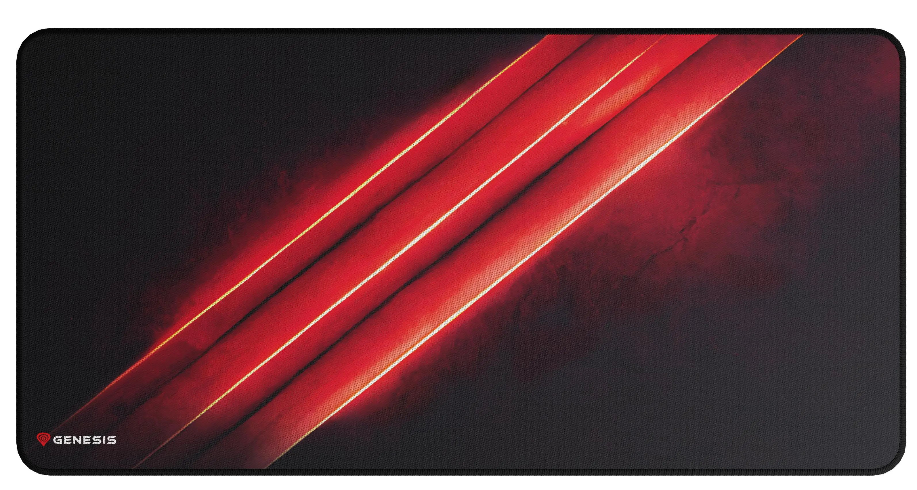 Podkładka Genesis Carbon 500 Maxi Flash G2 XXL Czarno-czerwony