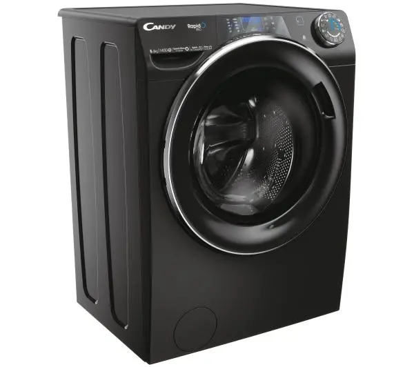 Candy RapidO Pro RPW4856BWMBCB-S 53cm 8kg/5kg Zdalne sterowanie - TRZECI -55%, ALBO 5-TY ZA 1ZŁ - Kup na Raty - RRSO 0%