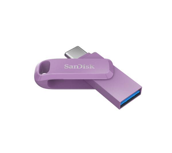 PenDrive SanDisk Ultra Dual Drive Go 64GB USB 3.2 Typ C / USB 3.2 Lawendowy
