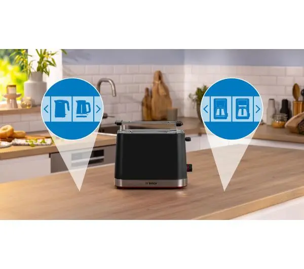Bosch TAT4M223 Ruszt do bułek Rozmrażanie 950W