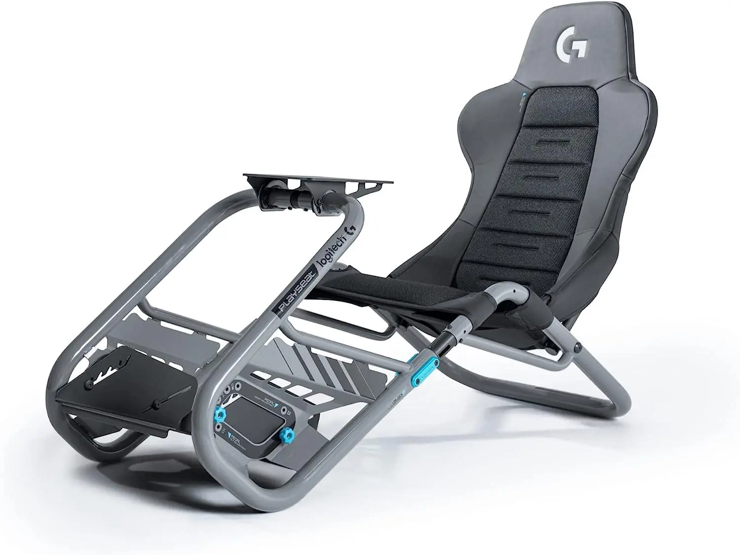 Fotel Playseat® Trophy Logitech G Edition Wyścigowy do 163kg Tkanina Skóra ECO Szary