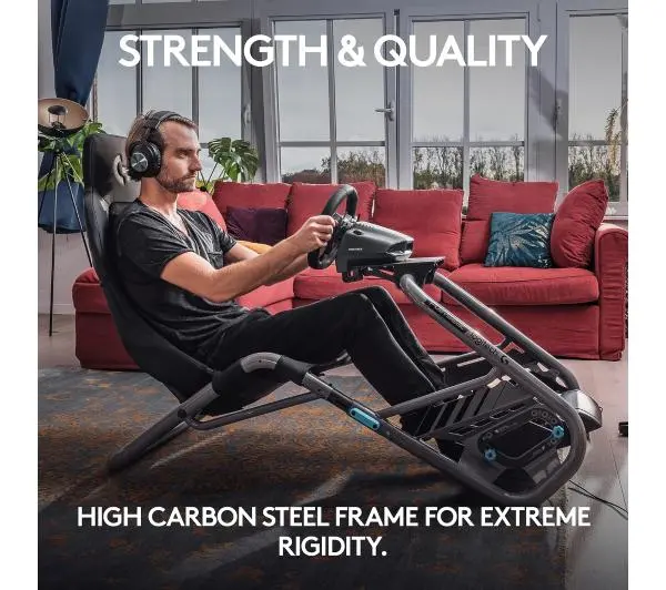 Playseat® Trophy Logitech G Edition Wyścigowy do 163kg Tkanina Skóra ECO Szary - Kup na Raty - RRSO 0%