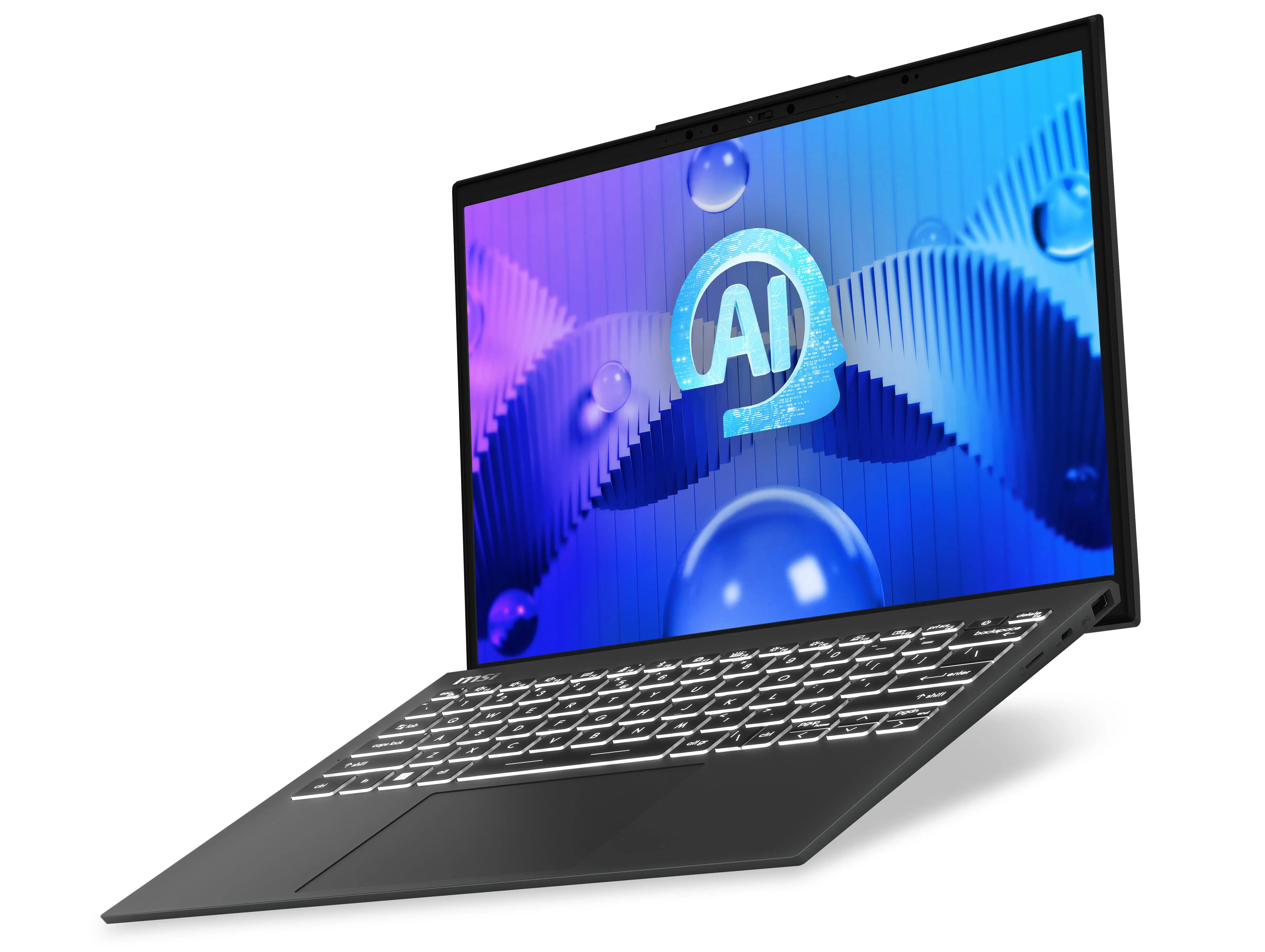 Laptop ultrabook MSI Prestige 13 AI Evo A1MG-038PL OLED 13,3" Ultra 5 125H 32GB RAM 1TB Dysk SSD Win11 Szary