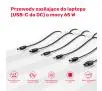 Kabel zasilający Unitek C14120BK do laptopa Dell 65W USB-C - DC 4,5 mm 1,8m Czarny