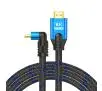 Kabel HDMI Savio CL-175 Kątowy 5m Czarny