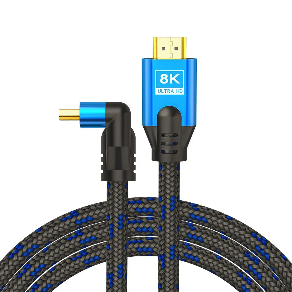 Kabel HDMI Savio CL-175 Kątowy 5m Czarny