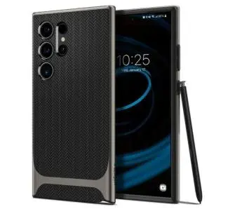 Etui Spigen Neo Hybrid ACS07305 do Galaxy S24 Ultra czarno-srebrny