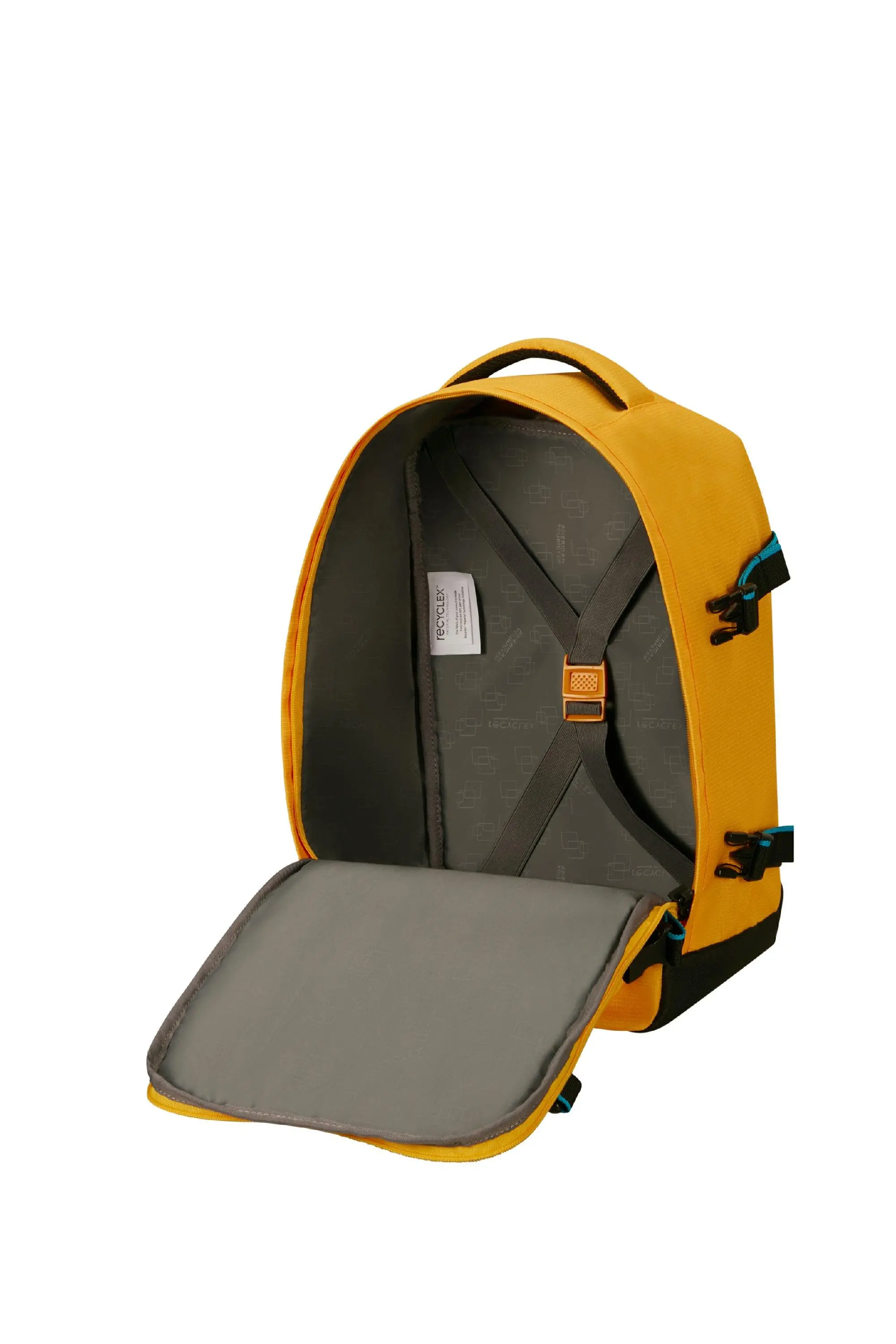 Plecak na laptopa American Tourister Take2Cabin Żółty