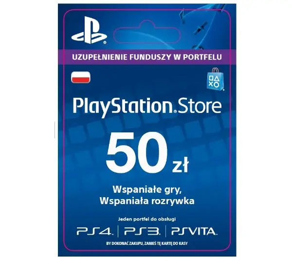 Sony PlayStation Network 50 zł [kod aktywacyjny]Dostęp po opłaceniu zakupu