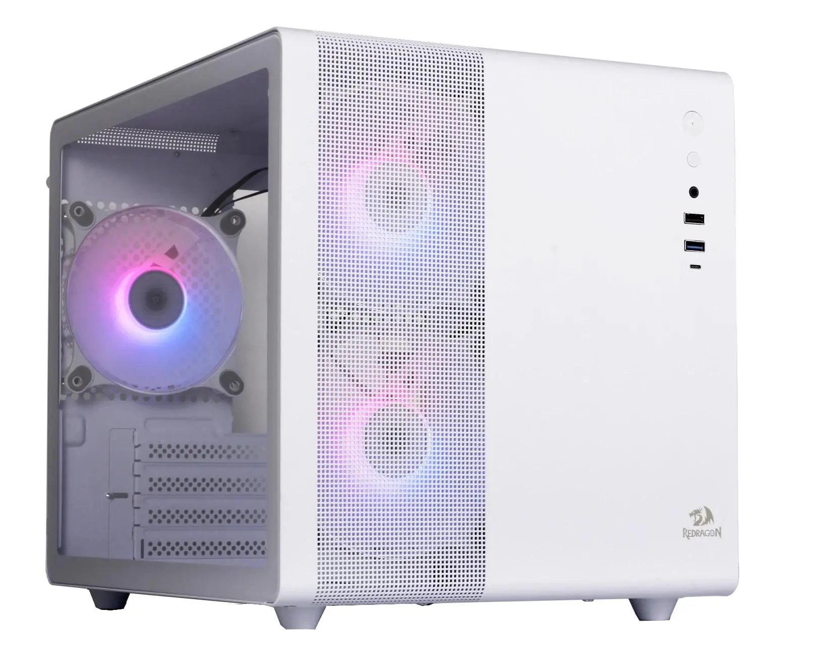 Obudowa Redragon Pagos 1 GC-570W ARGB Biały