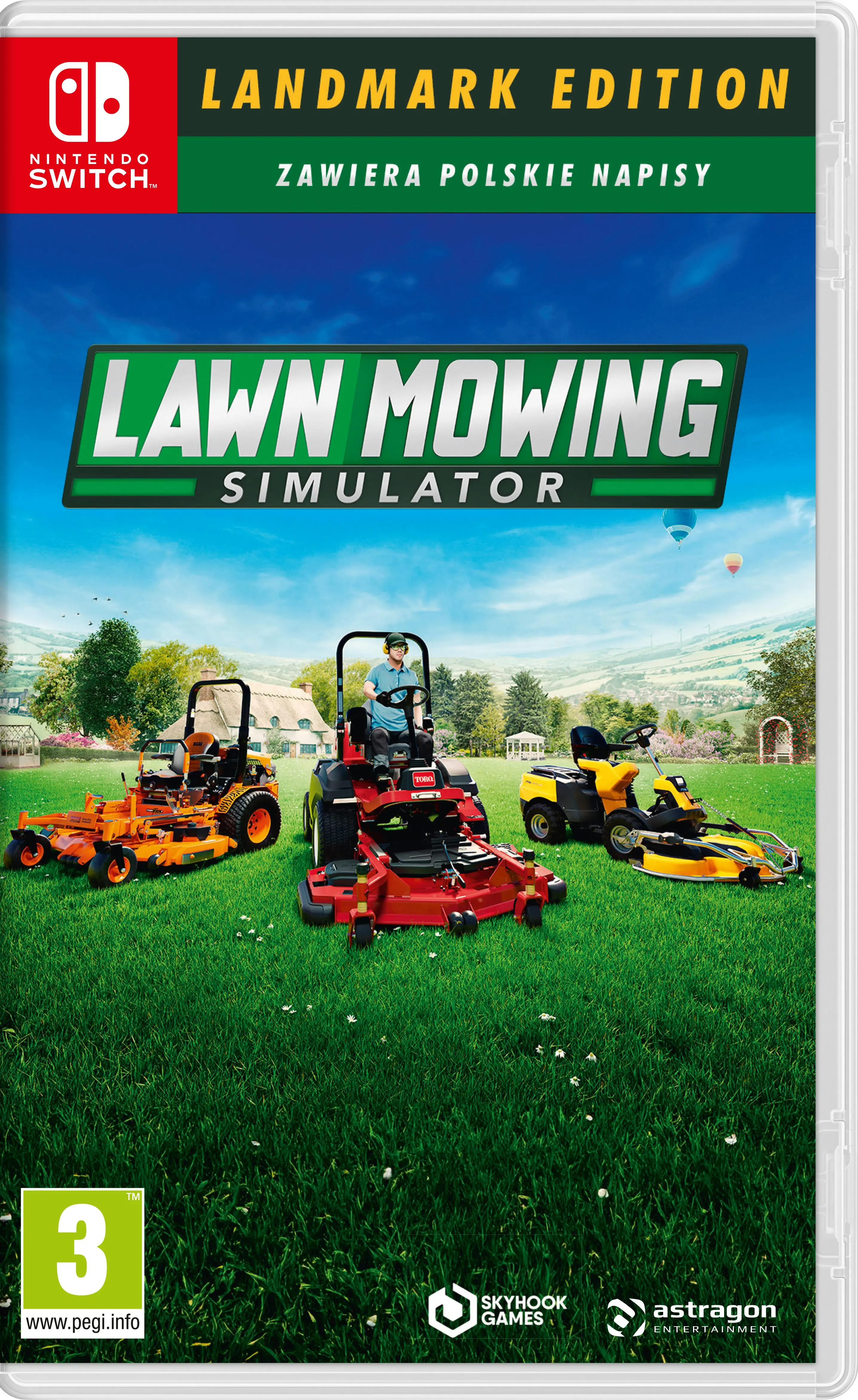 Lawn Mowing Simulator Edycja Landmark Gra na Nintendo Switch