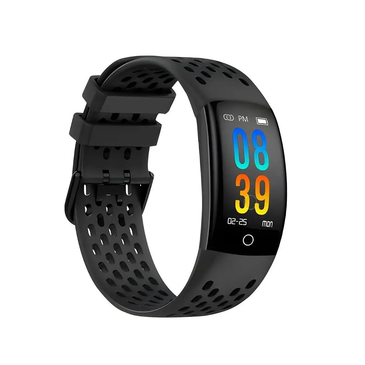 Pasek Puro SPORT PLUS Fitbit Charge 5 Czarny