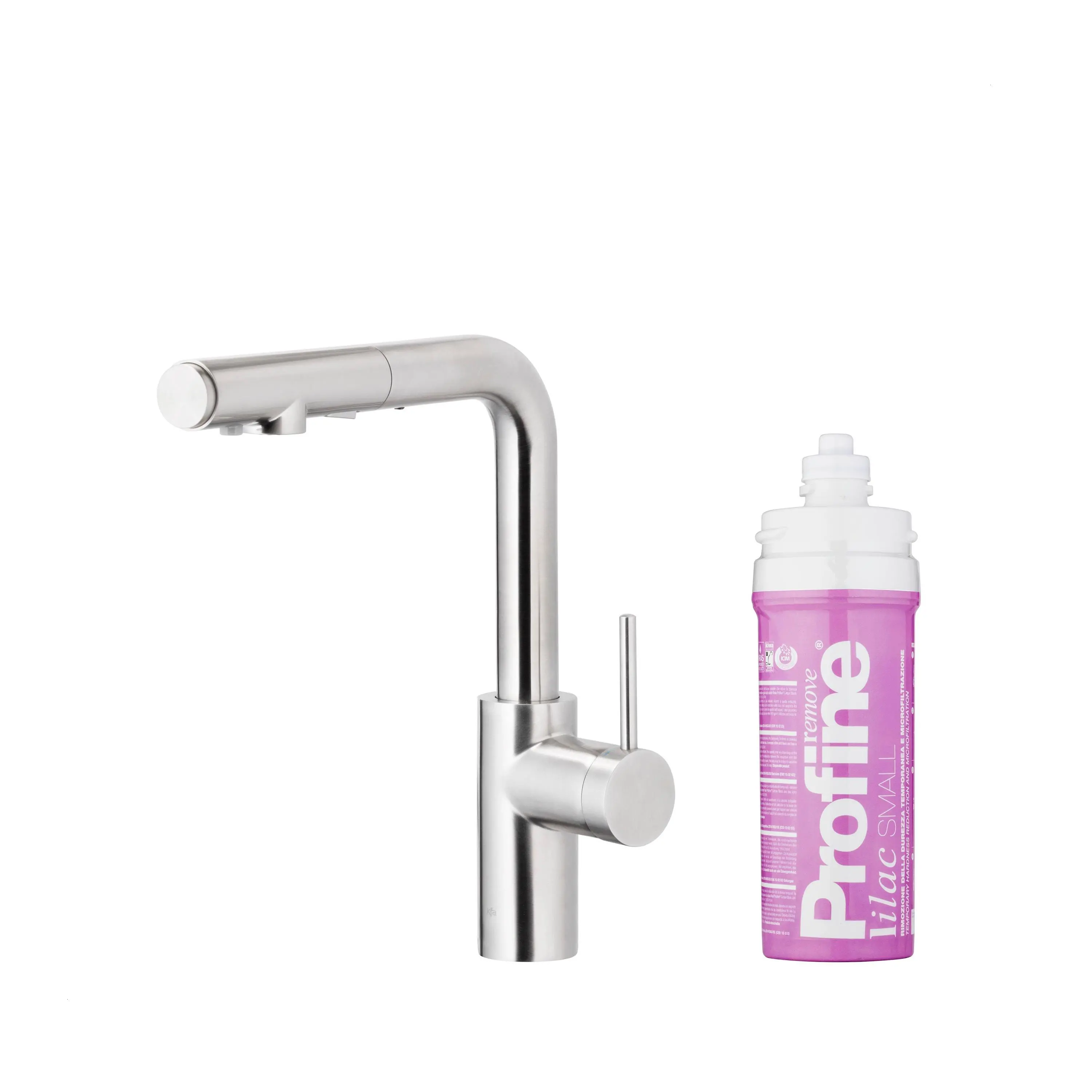 Bateria KFA Armatura Arura Duero Pure Basic Pull-Out 6623-115-22 Inox Stal szlachetna