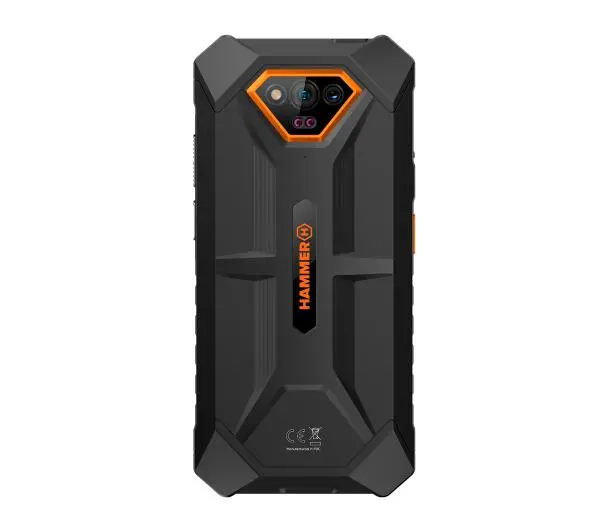 myPhone HAMMER Iron V 6/64GB 6,5" 50 Mpix Czarno-pomarańczowy - Kup na Raty - RRSO 0%