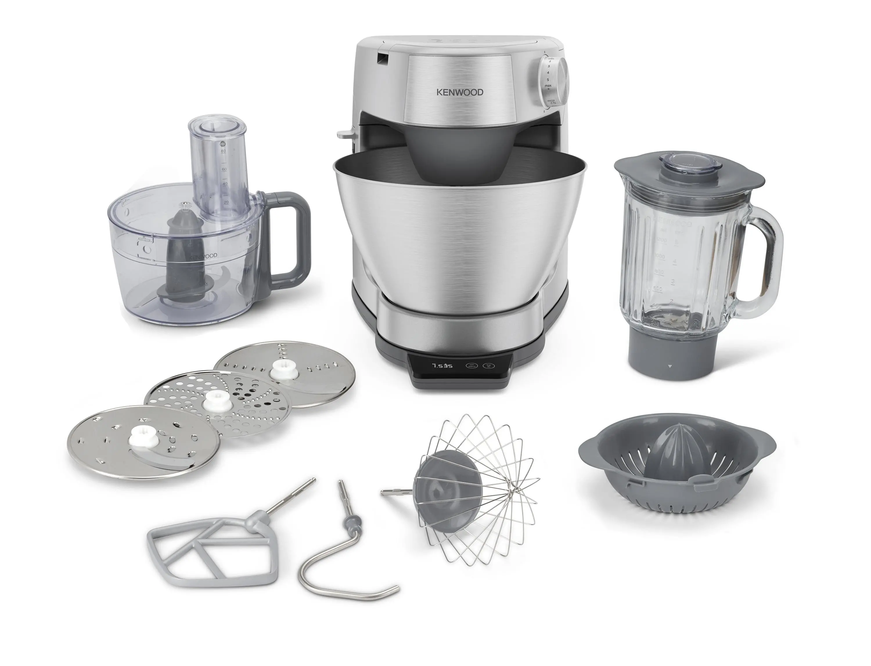 Robot kuchenny Kenwood Prospero KHC29A.O0SI 1000W Wyciskarka do cytrusów Rozdrabniacz Blender kielichowy