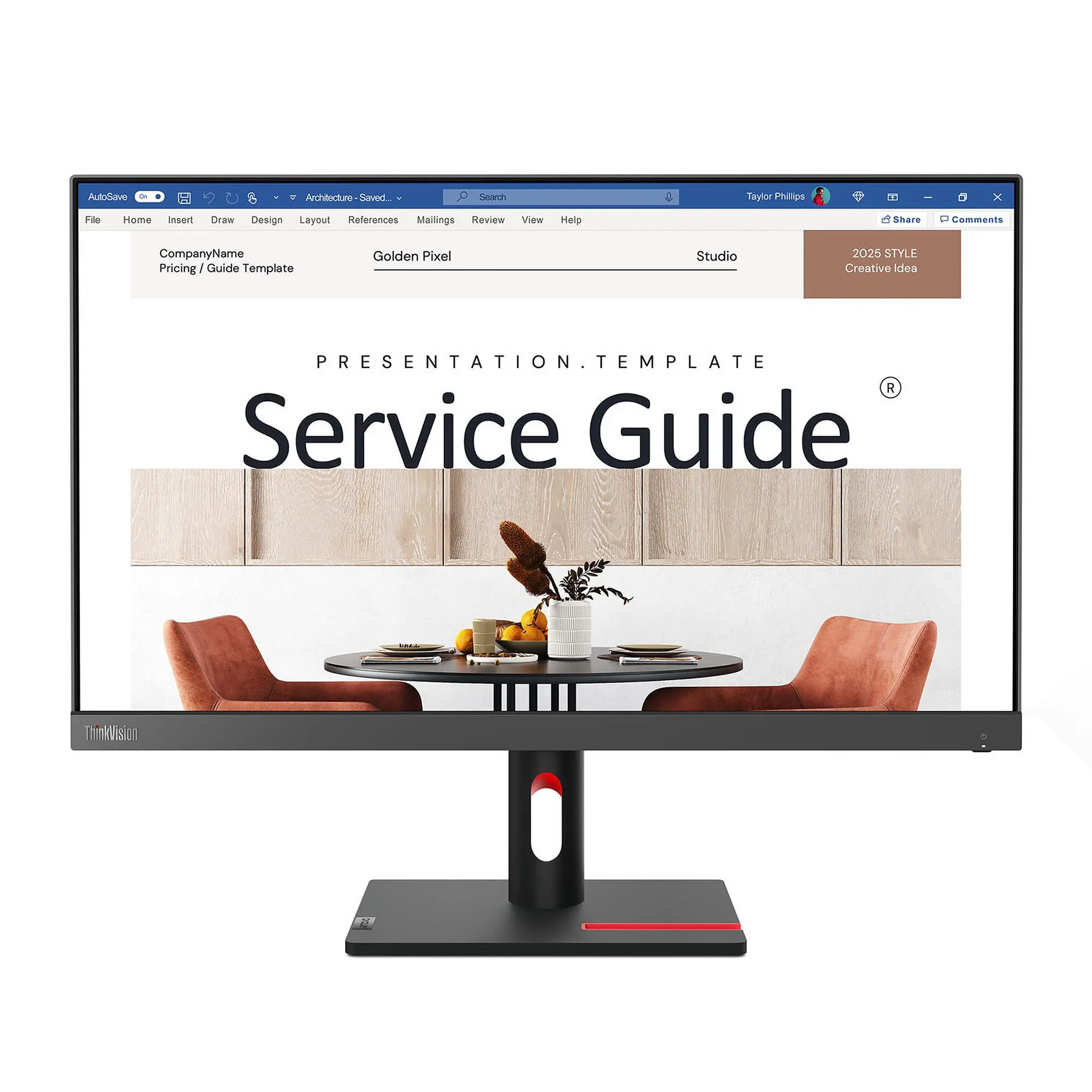 Monitor Lenovo ThinkVision S24i-30 (63DEKAT3EU)  23,8" Full HD IPS 100Hz 4ms