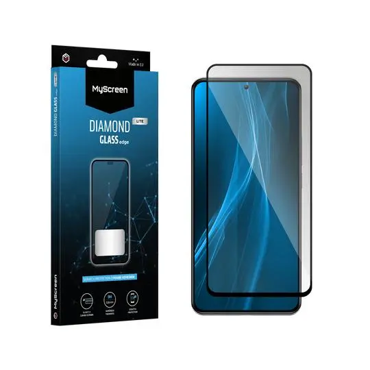 Szkło hartowane MyScreen Protector DIAMOND GLASS LITE edge FULL GLUE do realme C67