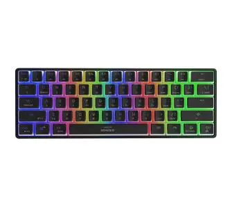 Klawiatura mechaniczna Genesis Thor 660 RGB Gateron Brown Czarny