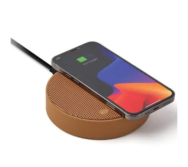 Lexon Oslo Energy+ 10W z głośnikiem Bluetooth Brązowy - Kup na Raty - RRSO 0%