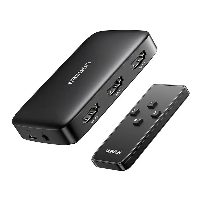 Rozdzielacz UGREEN CM332 3w1 Pilot HDMI 1.4
