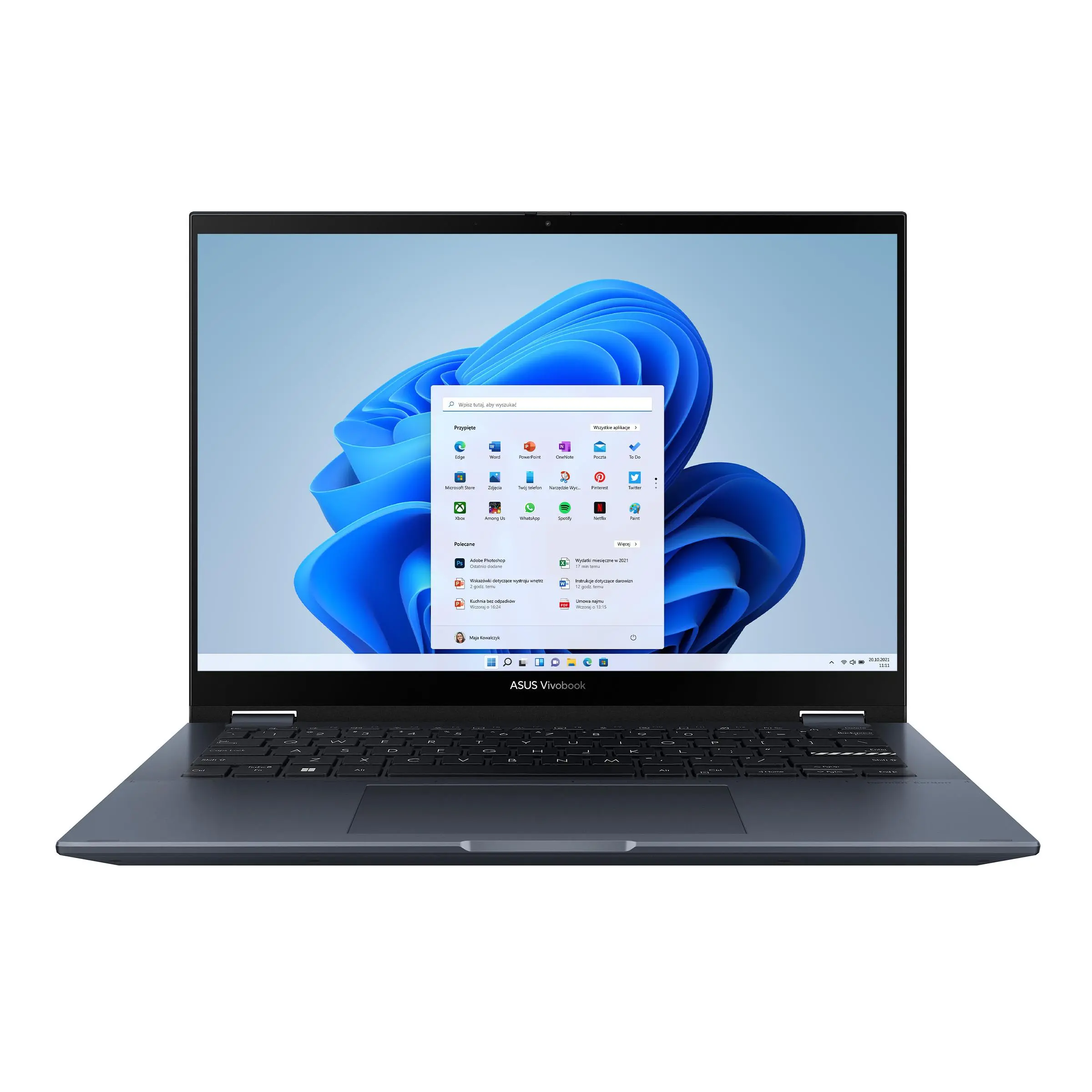 Laptop ASUS Vivobook S 14 Flip TN3402YA-LZ051W 14" R5 7530U 16GB RAM 512GB Dysk SSD Win11 Niebieski