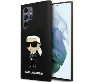 Karl Lagerfeld Silicone Ikonik do Samsung Galaxy S24 Ultra Czarny