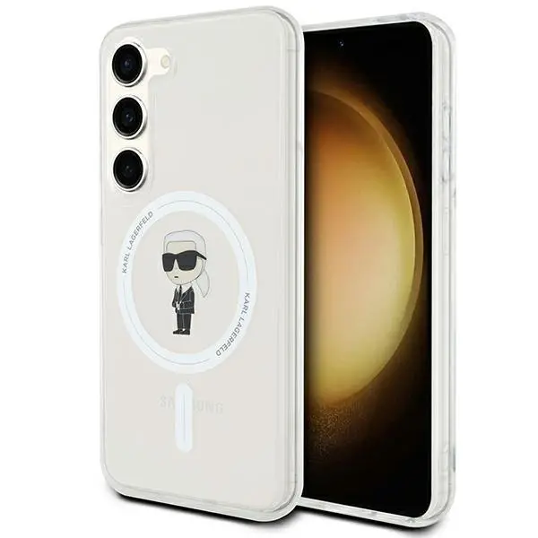 Etui Karl Lagerfeld Silicone Choupette do Samsung Galaxy S23 Przezroczysty