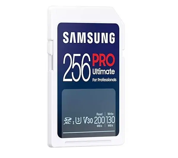 Samsung PRO Ultimate 2023 SD 256GB 200/130MB/s U3 V30 + czytnik