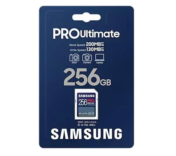 Samsung PRO Ultimate 2023 SD 256GB 200/130MB/s U3 V30 + czytnik